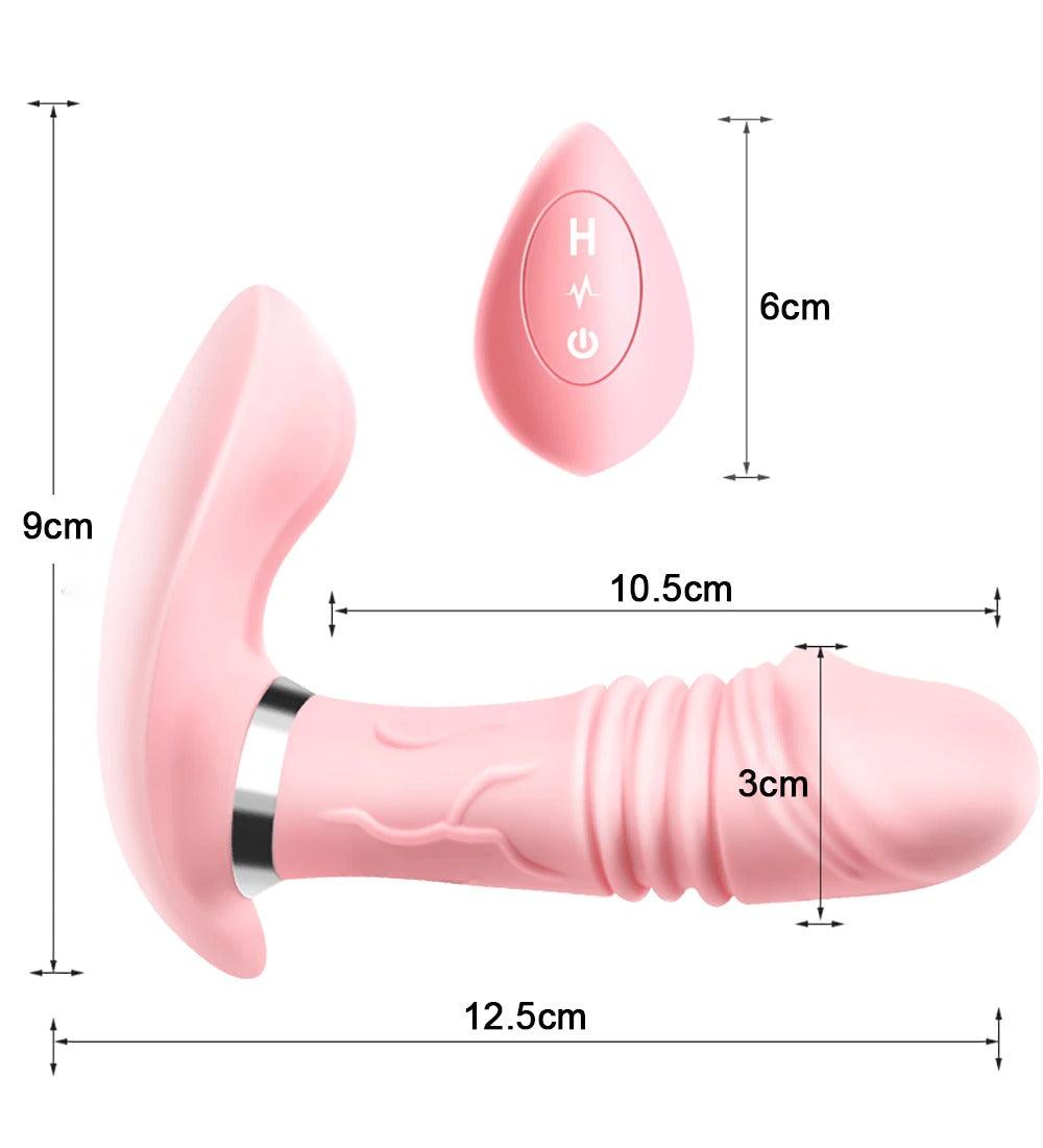 Bragas vibradoras con control remoto y estimulador de clítoris, consolador sexual para mujeres con vibrador control remoto - PARAIRAVENUS.COM