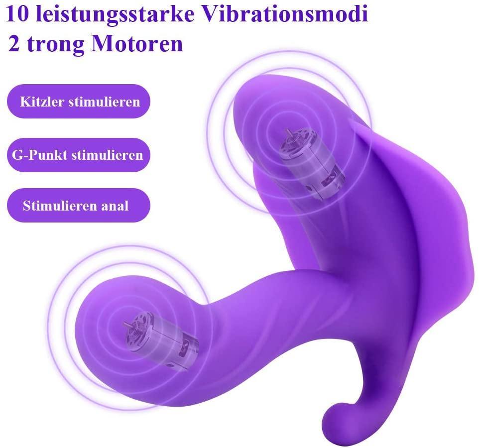Bragas vibradoras portatiles con control remoto inalámbrico, bragas vibradoras con masajeador de clitoris - PARAIRAVENUS.COM