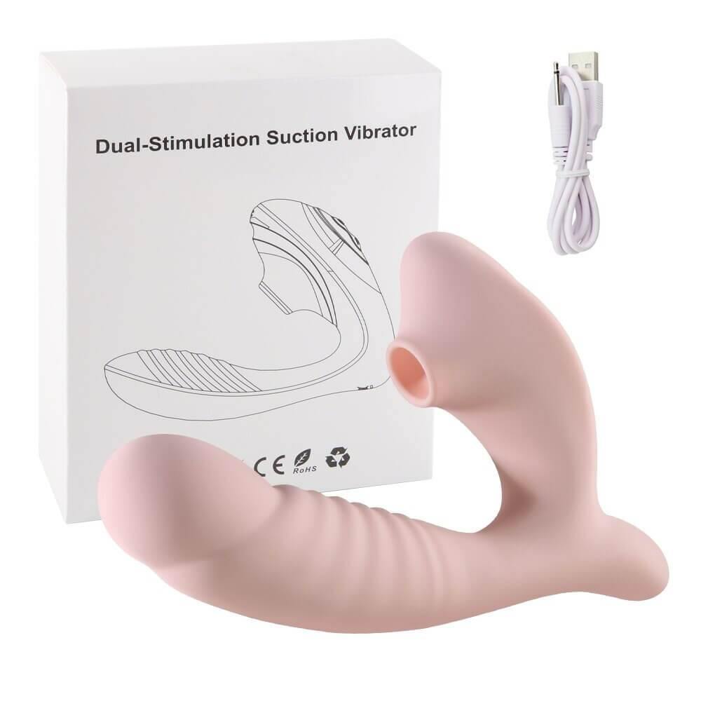 Vibradores con succión de clitoris, consolador con estimulador del punto G - PARAIRAVENUS.COM