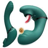 Consolador con lengua vibrador masajeador de clítoris - PARAIRAVENUS.COM