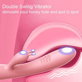 Consolador vibrador potente con estimulador de clitoris, vibrador con masajeador de clitoris - PARAIRAVENUS.COM
