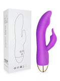 Consolador con dedo vibrante estimulador de clitoris, vibrador con estimulador del punto G - PARAIRAVENUS.COM