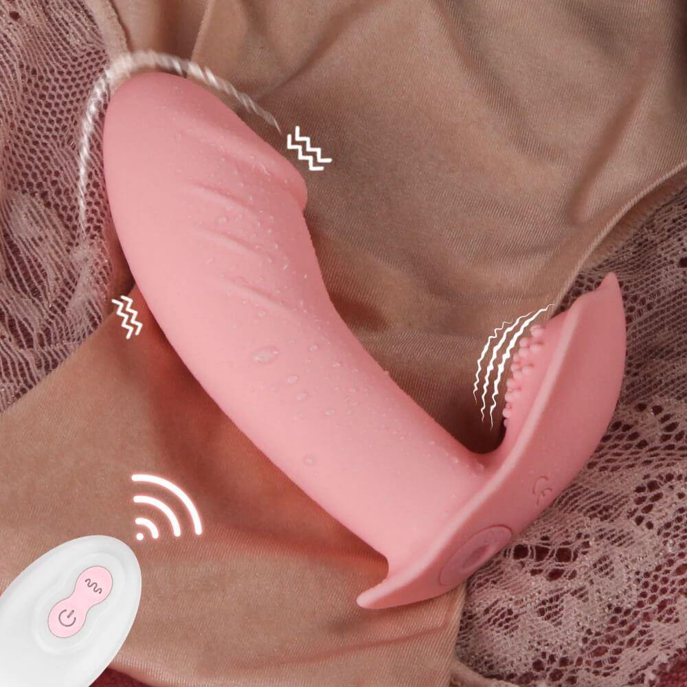 Vibrador consolador remoto inalámbrico para mujer con estimulador de clítoris - PARAIRAVENUS.COM